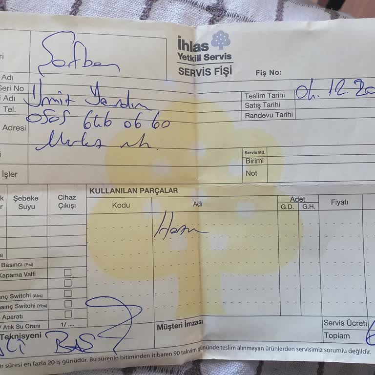 Şofben Tekrarlayan Arıza ve Garanti Sürecinde Çözüm Eksikliği