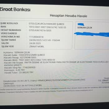 Yatırılan Para Saatlerdir Hesaba Geçmedi