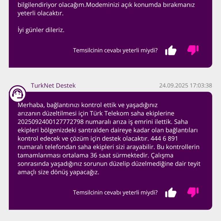 İnternet Arızasında İletişimsizlik Ve Çözüm Eksikliği