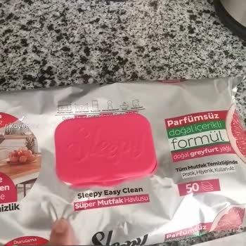 Sleepy Süper Mutfak Havlusu Yapışık Çıktı!