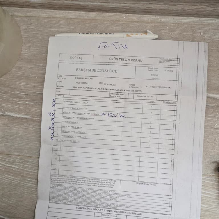 Eksik Ve Geç Teslimat, İlgisiz Müşteri Hizmeti