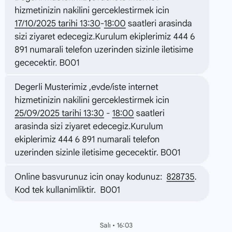 Nakil Randevuları Sürekli Erteleniyor İnternet Bağlanmıyor Mağdur Ediliyorum