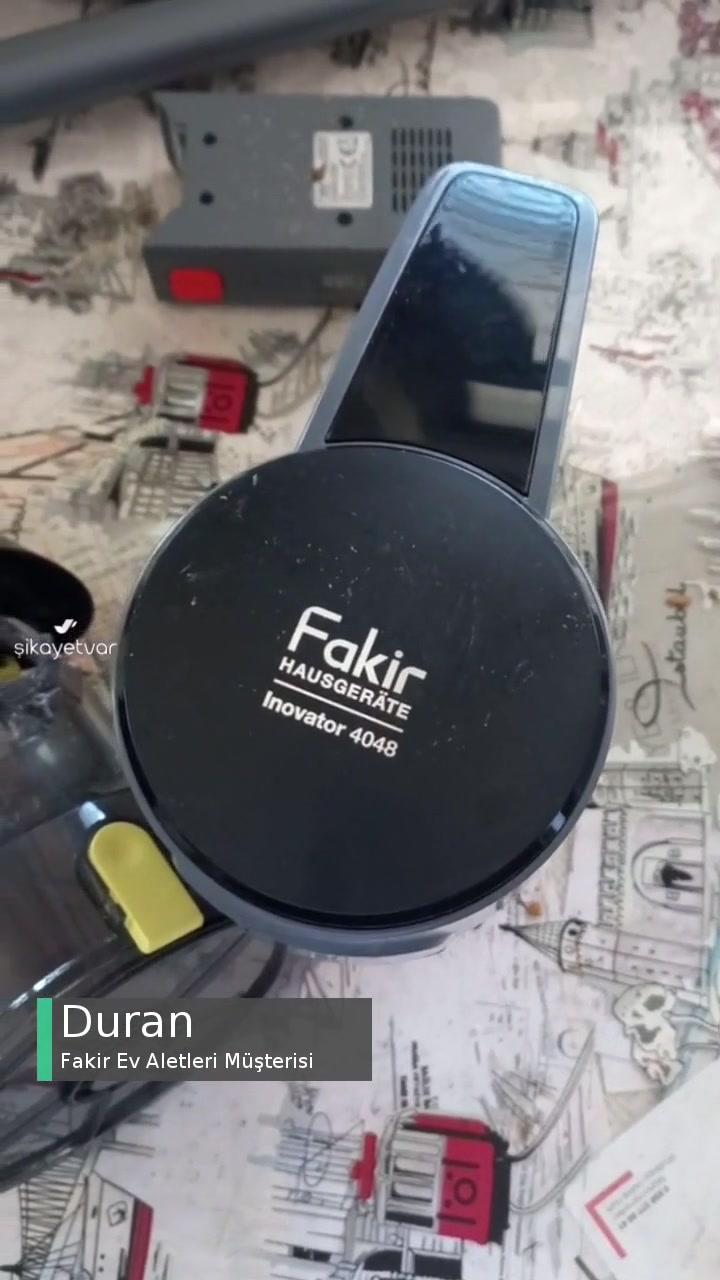 Fakir Inovator 4048 Süpürge Kırılması videonun kapak resmi