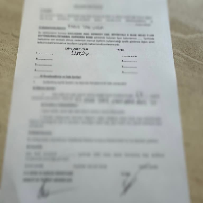 Kapanan Şubeden İade Edilmeyen Üyelik Ücreti