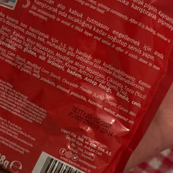 Taze Tarihli Çikolata Sosunun Kötü Tadı Ve Müşteri Hizmetlerinden Dönüş Alamama