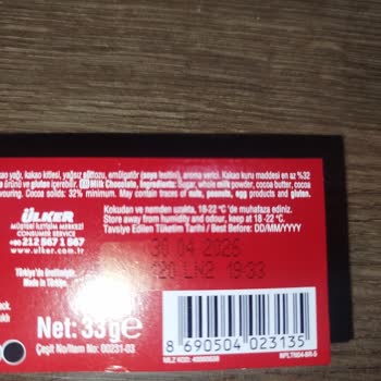 Son Kullanma Tarihi Geçmemiş Üründe Bozulma: Ülker Napoliten’de Beklenmedik Hayal Kırıklığı