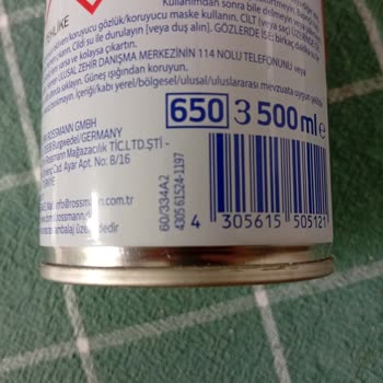 Rossmann Domol Temizlik Spreyi İlk Kullanımda Hemen Bitti Ve Etkisiz Kaldı