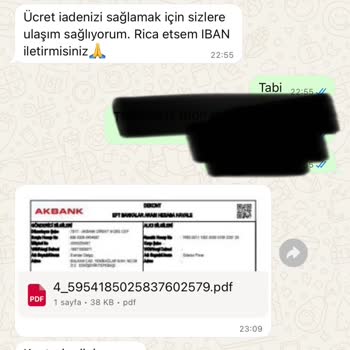 Sipariş Sonrası İletişimsizlik Ve Haksız Para Talebi