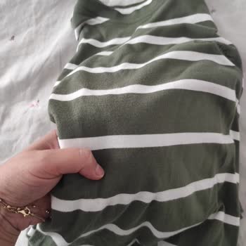 He-QA Çizgili Tunik İkinci Kullanımda Tüylenme Ve İade Reddi Mağduriyeti