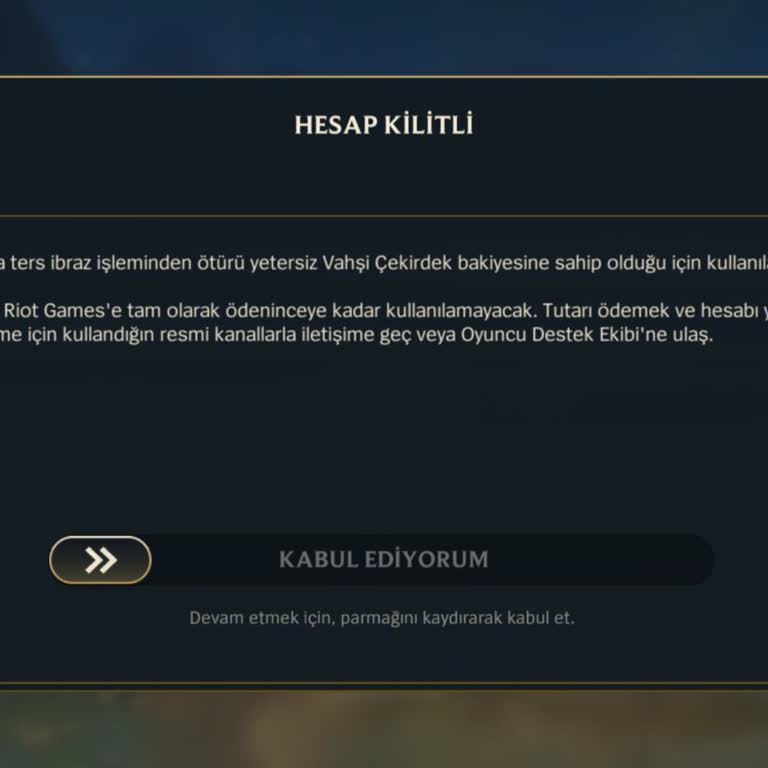 Wild Rift Ters İbraz Sonrası Ödeme Kanalı Bulamıyorum, Destek Alamıyorum