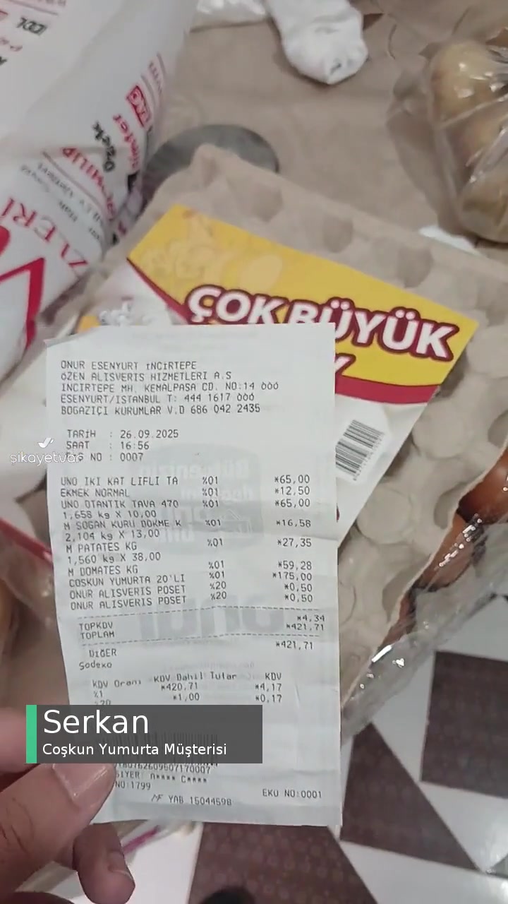 Coşkun Yumurta Eksik Ürün Konulması Ve Ambalajlanması videonun kapak resmi