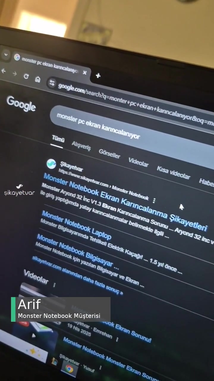 Monster PC Ekran Paneli Sorunu videonun kapak resmi