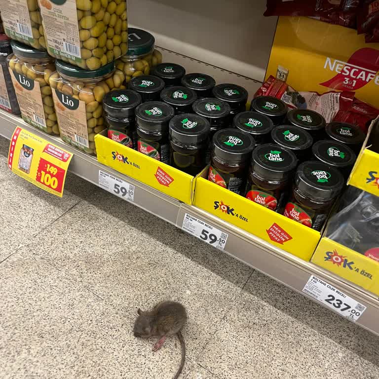 Şok Market Şubesinde Sağlık Tehdidi: Küflü Ürünler Ve Fare Sorunu