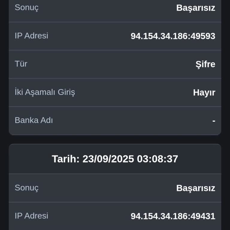 E-devlet Hesabıma Yabancı IP'lerden Süren İzinsiz Giriş Denemeleri Güvenliğimi Tehdit Ediyor
