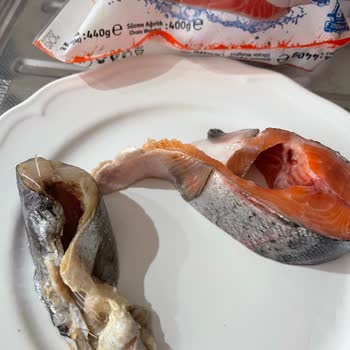 Paketli Somon Balığında Çürük Dilim Ve Kötü Koku Şoku