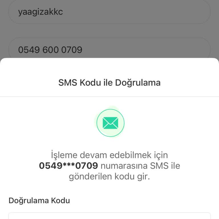 Dolap Uygulamasında Telefon Ve IBAN Güncelleme Sorunu Nedeniyle Hesabıma Erişemiyorum