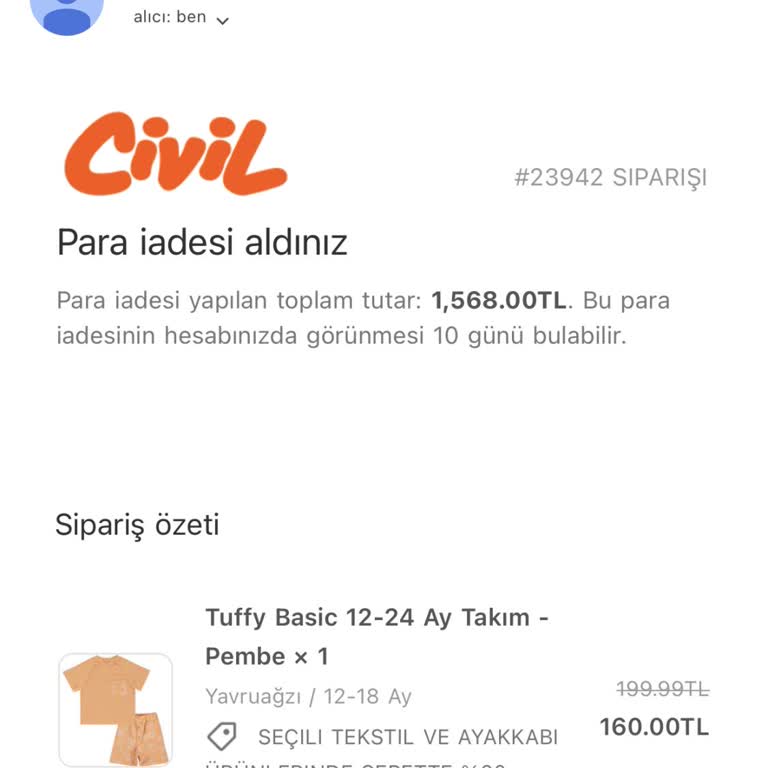 Siparişin Stokta Olmasına Rağmen İptal Edilmesi Ve Yetersiz Müşteri Hizmetleri