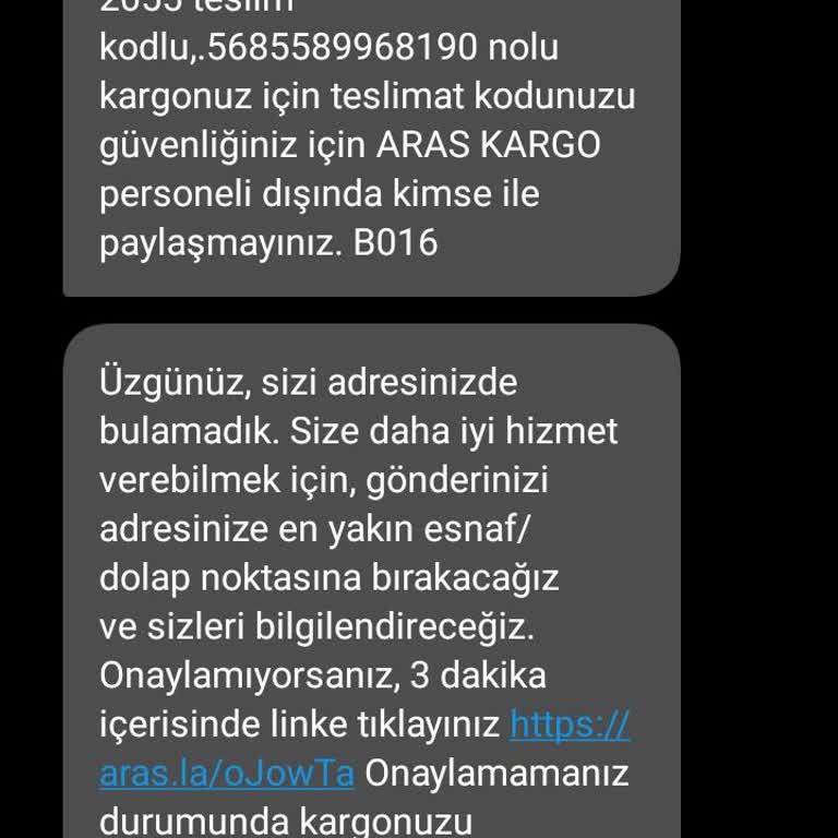 Kargo Teslimatında İletişim Eksikliği Ve Mağduriyet