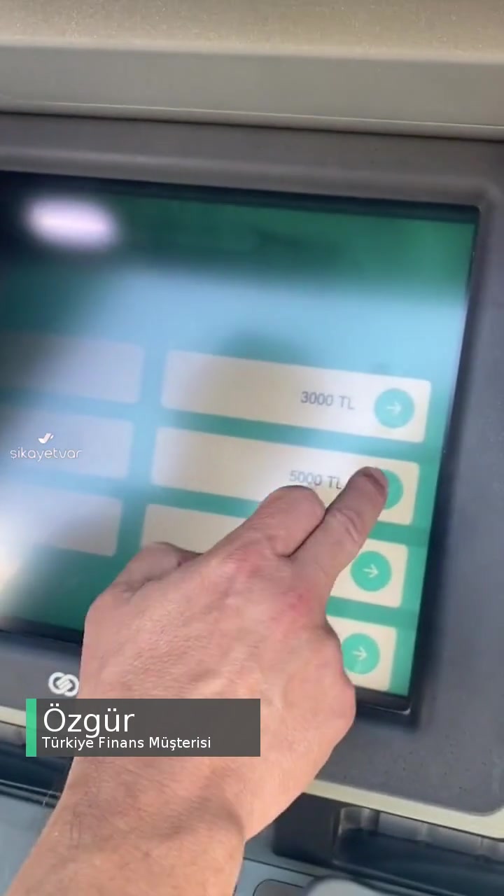 Türkiye Finans ATM'sinde Fazladan İşlem Ücreti Alınması videonun kapak resmi
