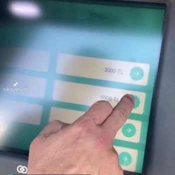 Türkiye Finans ATM'sinde Fazladan İşlem Ücreti Alınması
