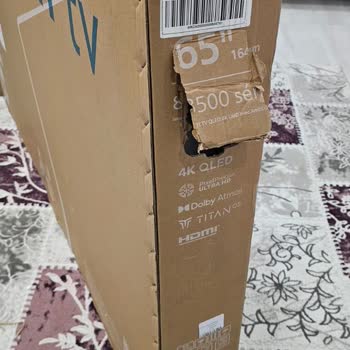 Teşhir Ürünü Diye Aldığım Televizyonda Kırık Çıktı Değişim Yapılmıyor