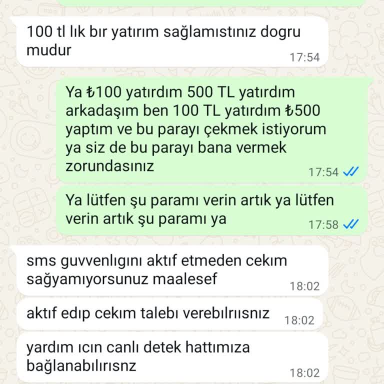 Kazancımın Çekiminde Sürekli Teknik Sorun Ve Yetersiz Destek