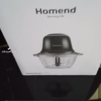Homend Ürünün Arkasında Değil