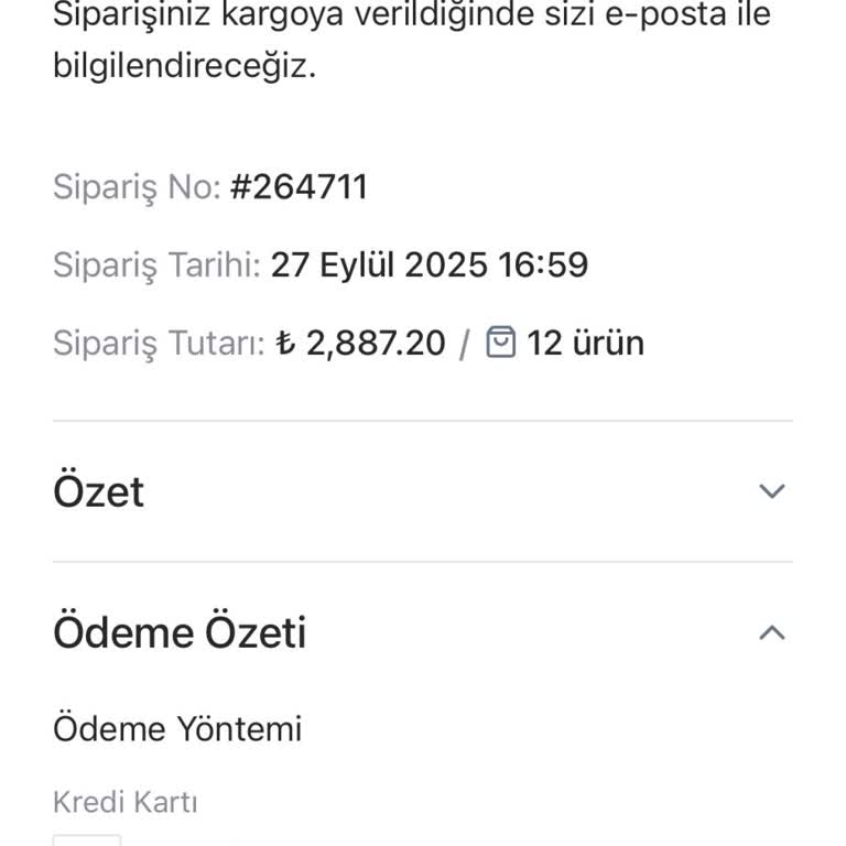 Siparişim Teslim Edilmedi, Bilgi Ve Çözüm Bekliyorum