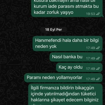 Aylarca Beklenen İade Bir Türlü Hesabıma Yatmadı