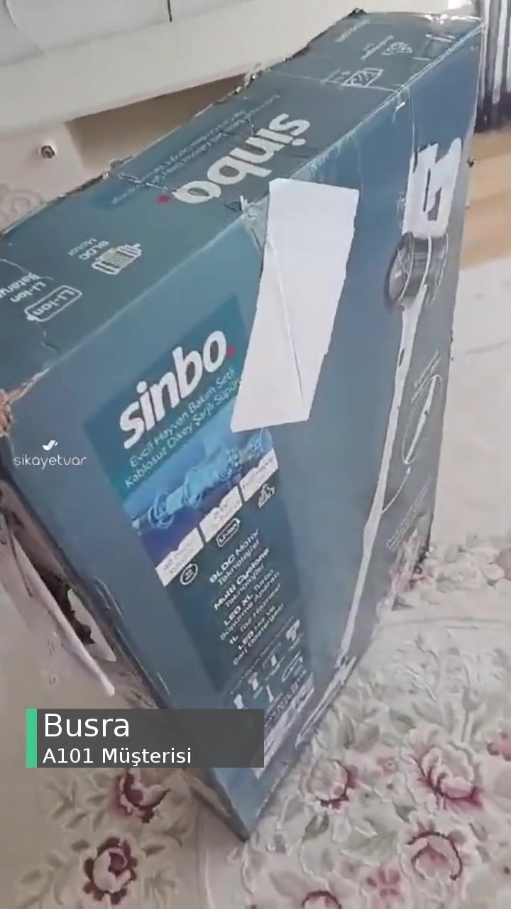 A101 Sinbo Svc 8633 Süpürgenin Ayıplı Ürün Olması! videonun kapak resmi