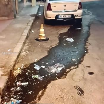 İzmir Büyükşehir Belediyesi Buca Çamlıkule'deki Su Arızası