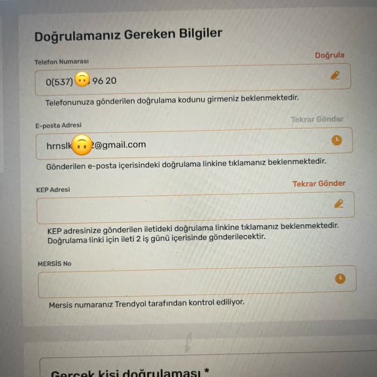 Trendyol Yemek Üyelik İşlemlerinde Ciddi Bir Sorun Yaşıyoruz