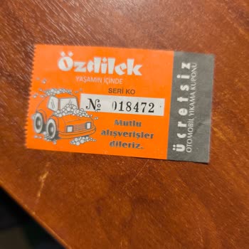 Araç Yıkama Fişimin Geçersiz Sayılması Ve Hizmetten Yararlanamama