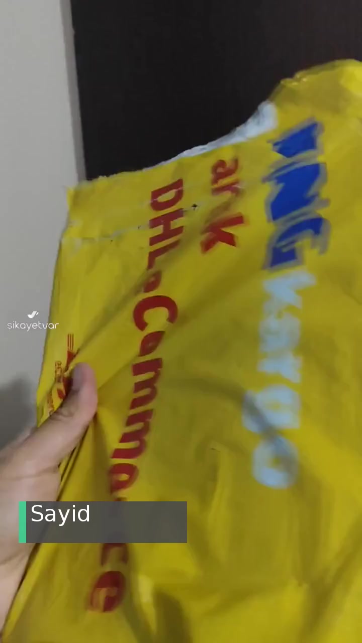 DHL Ecommerce Türkiye Yırtık Kargo Zarar Görmüş Ürün videonun kapak resmi
