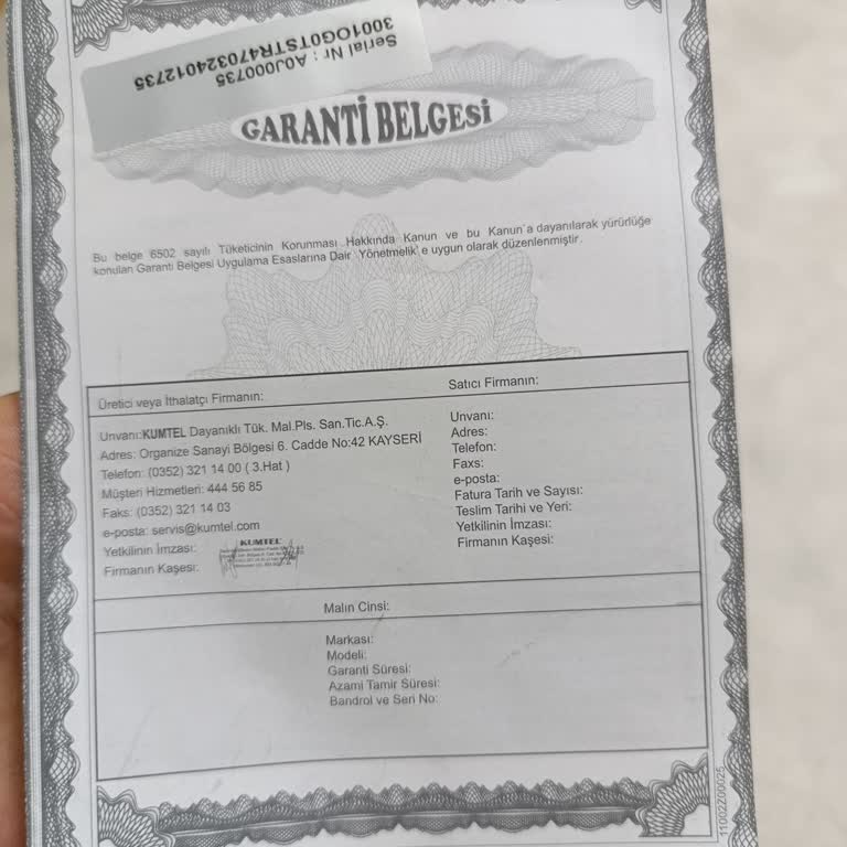 Garanti Kapsamındaki Fırının Camı Patladı, Ücret Talep Edildi