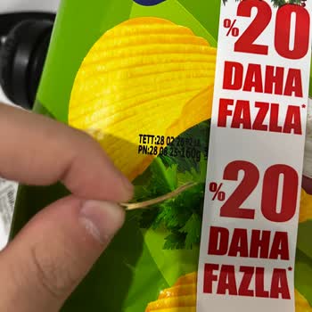 Cipso Cips Paketinden Yabancı Madde Çıkması Ve Güvenlik Endişesi