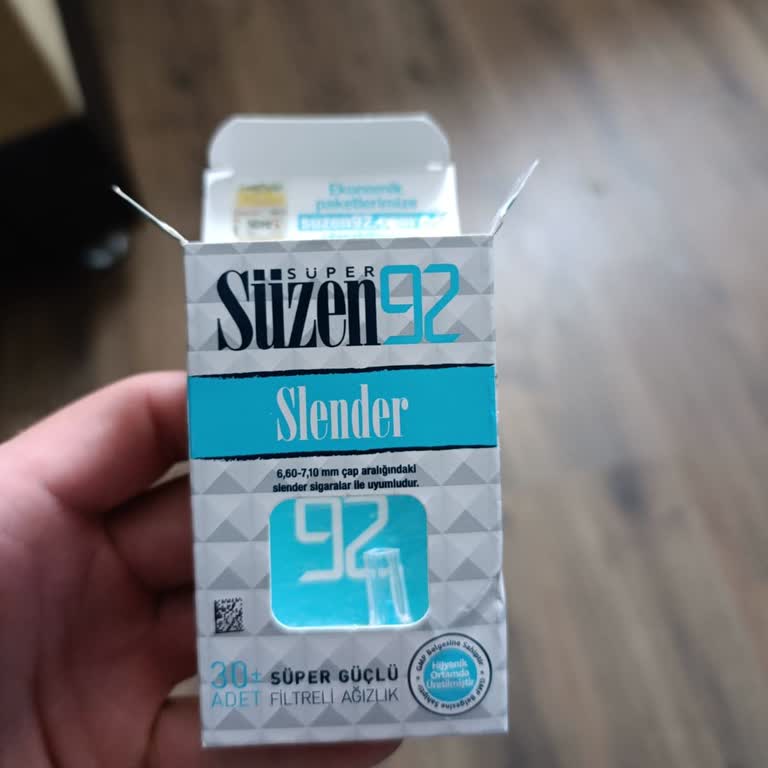 Süzen92 Slender Ürününde Sürekli Tekrarlayan Filtre Kalite Sorunu Mağduriyeti