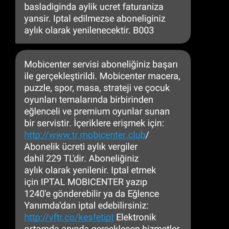Onayım Dışında Başlatılan Abonelikler Nedeniyle Mağduriyet Ve Ücret İadesi Talebi