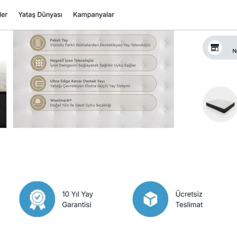 Yataş Yatak Siparişim Zamanında Teslim Edilmedi, Müşteri Hizmetleri Destek Olmuyor