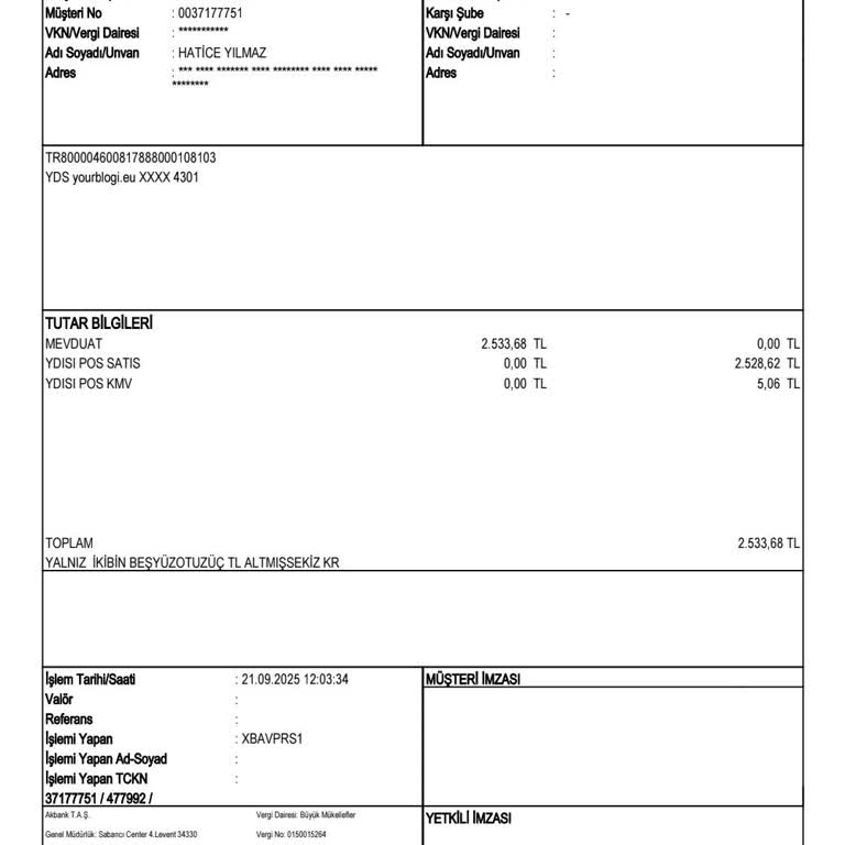 Akbank Hesabımdan Bilgim Dışında Yurt Dışı Para Çekildi