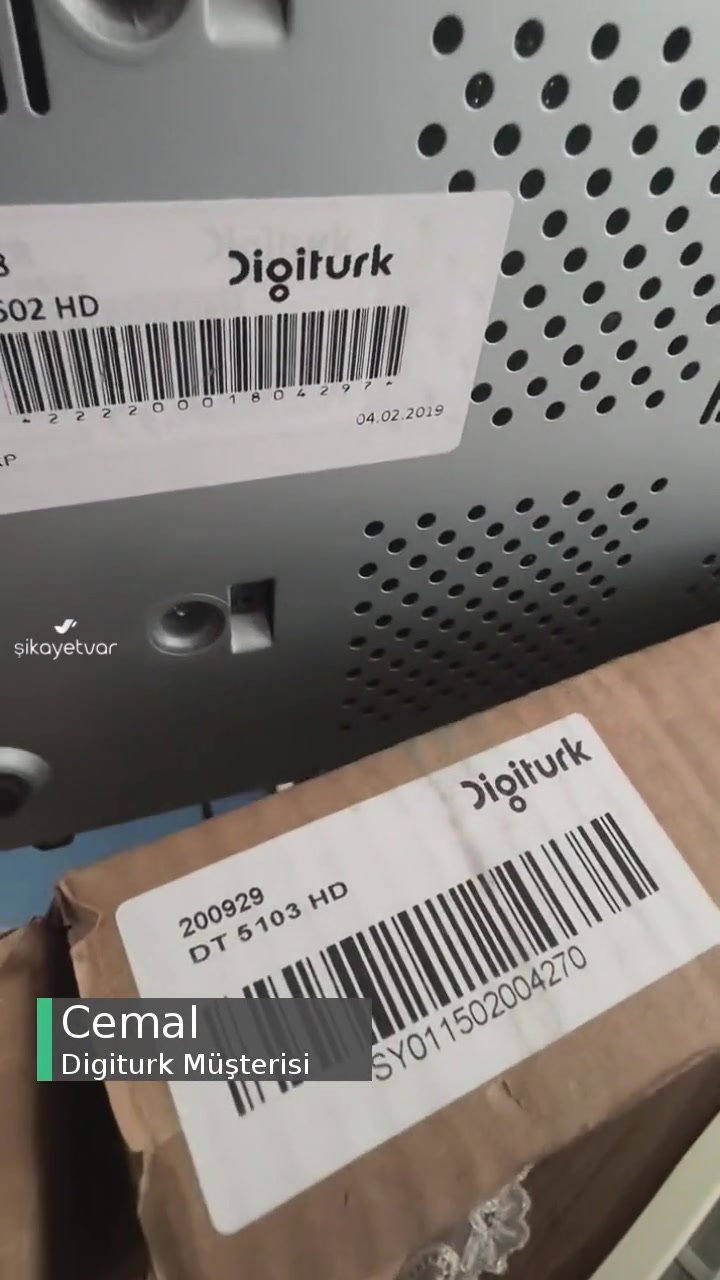 Digiturk Yeni Aboneye Eski Cihaz Veriyor videonun kapak resmi