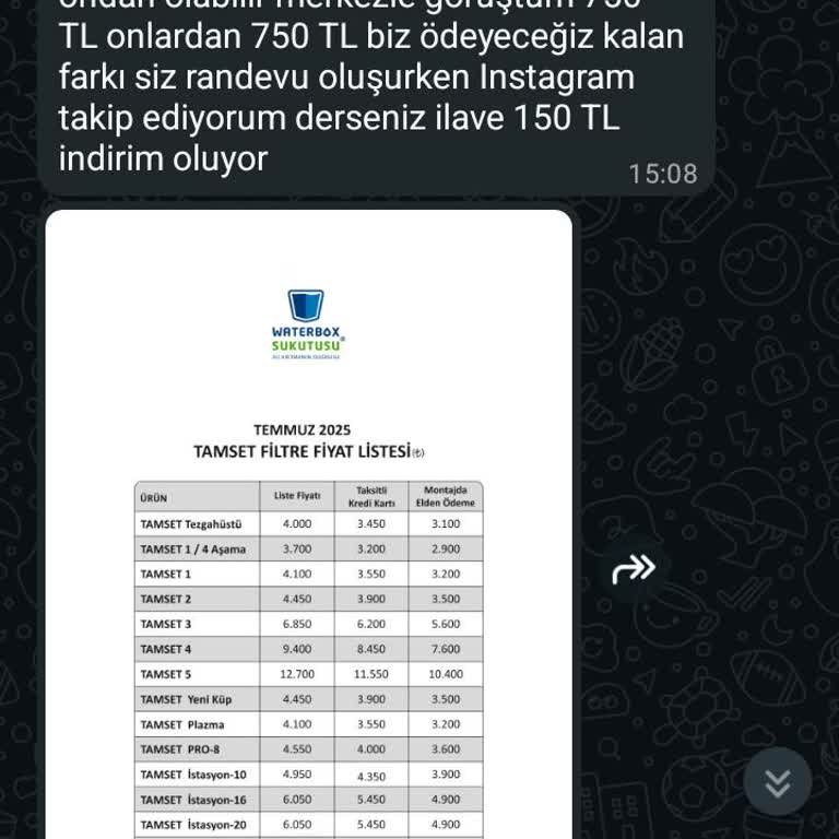 Filtre Ücretsiz Değişimi Sözü Tutulmadı, Ek Ücret Talep Ediliyor
