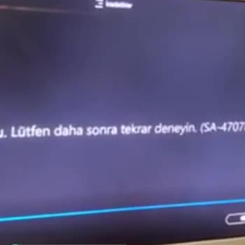 Tod TV Bir Hata Oluştu Hatası