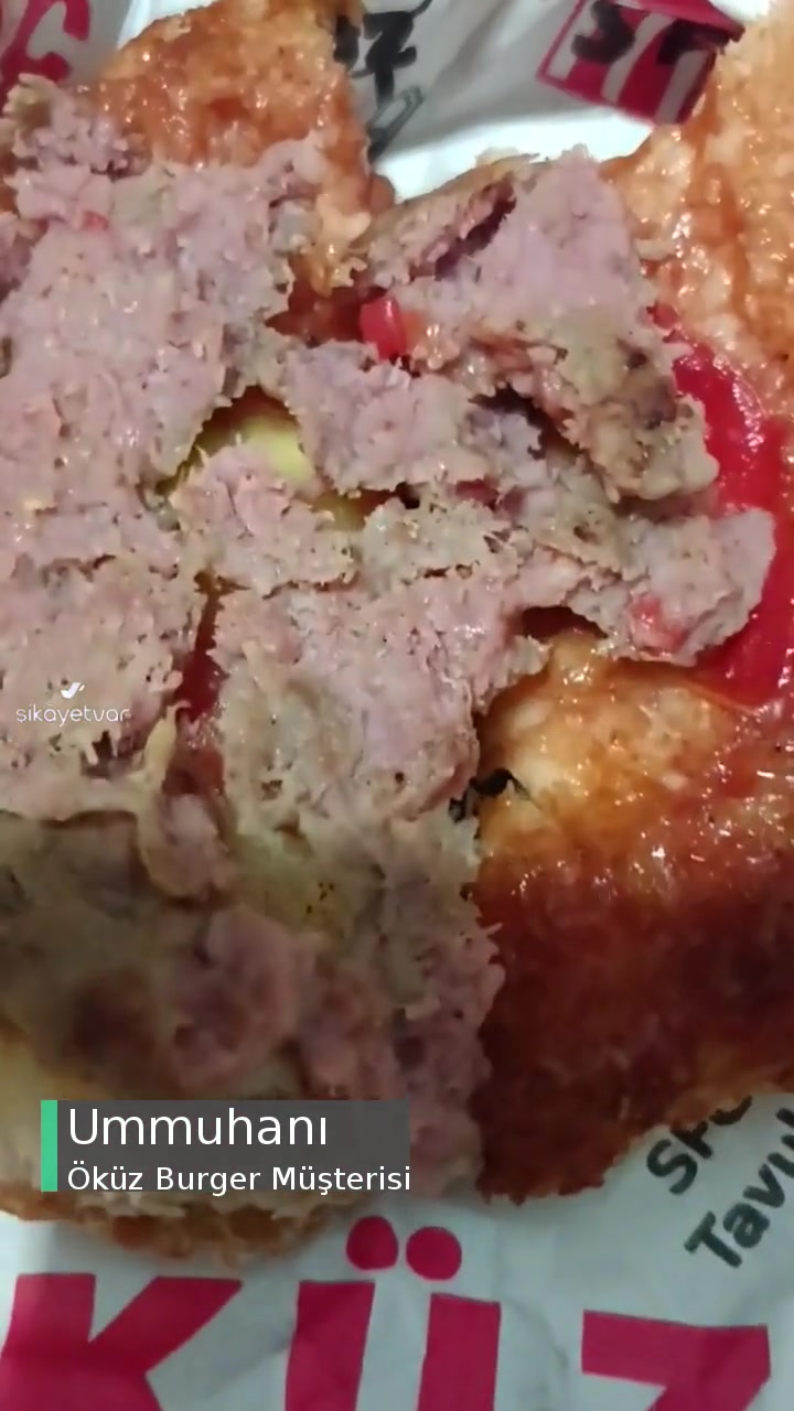 Öküz Burger Hamburger Eti Pişmemiş videonun kapak resmi