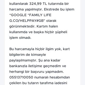 Hesabımdan Bilgim Dışında Para Çekildi!