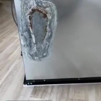 Exep Ankastre Fırınımın Altı Paslandı