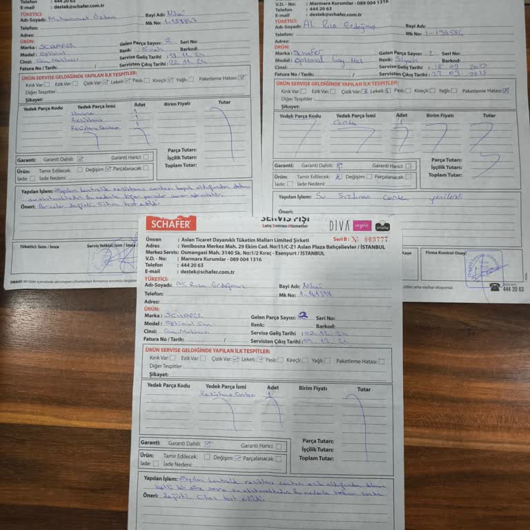 Defalarca Servise Giden Çay Makinesi Su Sızdırıyor Ve Montaj Hatası Oluştu