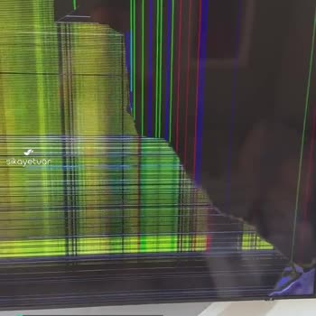 Horoz Lojistik Sağlam TV Verdim Kırık Şekilde Teslim Ettiler