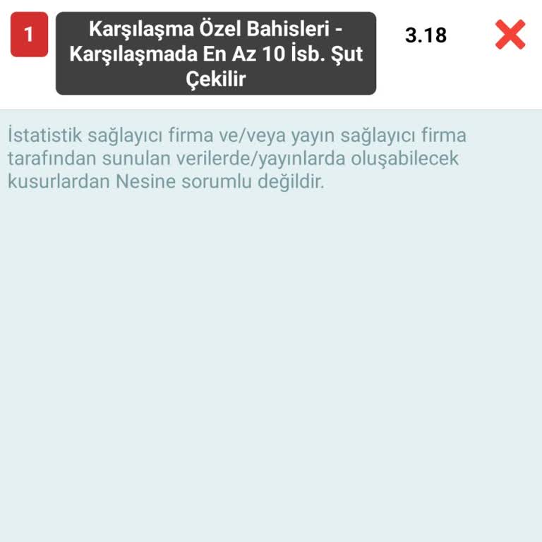 Kazanan Bahis Kuponumun Haksız Şekilde Kaybedilmiş Sayılması Ve Ödemenin Yapılmaması