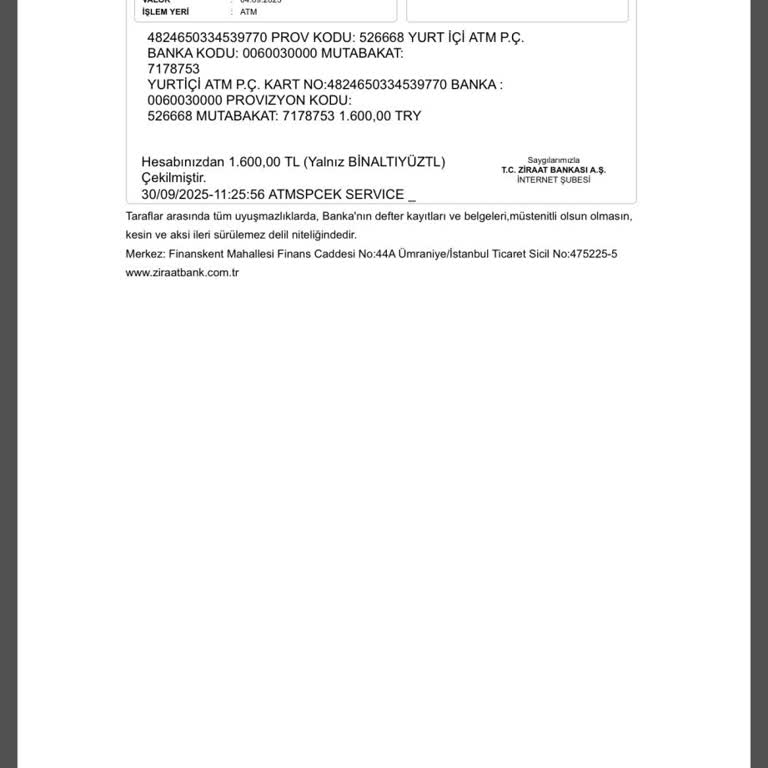ATMden Para Çekilemedi Tutar Hesaptan Düştü Para İadesi Bekleniyor